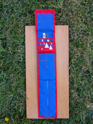 Chargez l'image dans la visionneuse de la galerie, Open CANO 50 cm black-white archaeological photo-scale kit with north arrows in blue-red fabric case
