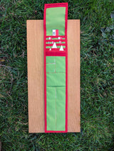 Open CANO 50 cm archaeological photo-scale kit with red-white-black scales and north arrows in green-red case