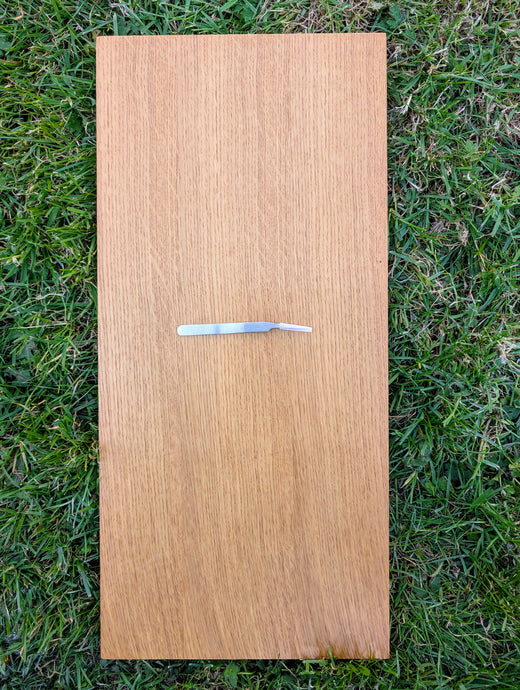 Precision tweezers, curved, stainless steel, 110 mm