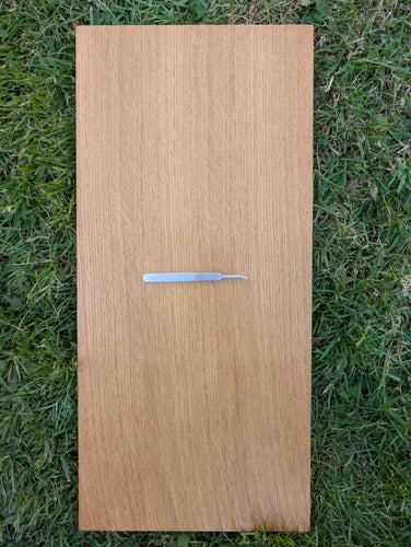Precision tweezers, straight, stainless steel, 110 mm