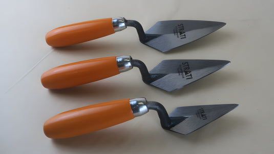 Forged Archeology trowel Pi2, lozenge shape WOOD HANDLE